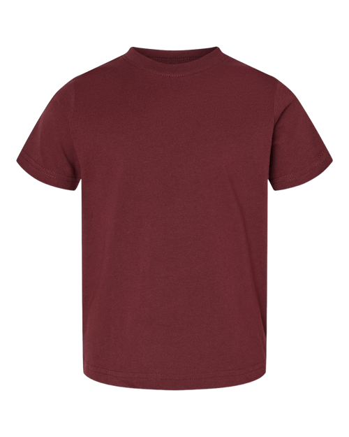 Rabbit Skins Fine Jersey Tee | Maroon