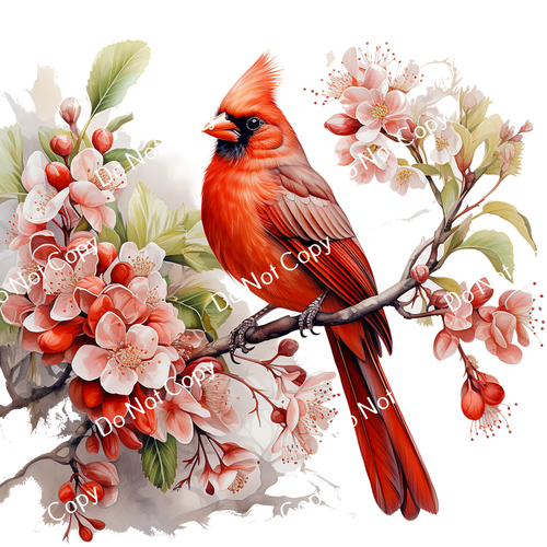 ColorSplash Ultra | Floral Red Cardinal 5