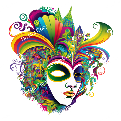 ColorSplash Ultra | Mardi Gras Mask CF 8