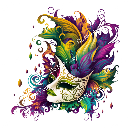 ColorSplash Ultra | Mardi Gras Mask CF 7