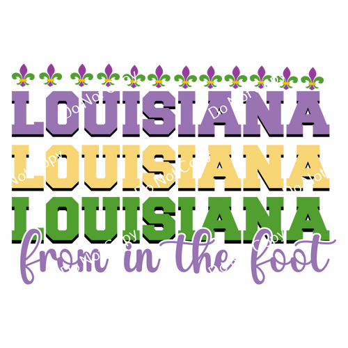 ColorSplash Ultra | Louisiana From The Foot CF