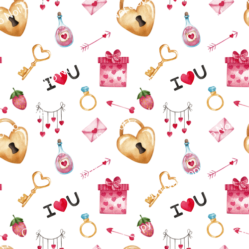 CDS Printed Pattern Vinyl | Valentine CUS 11