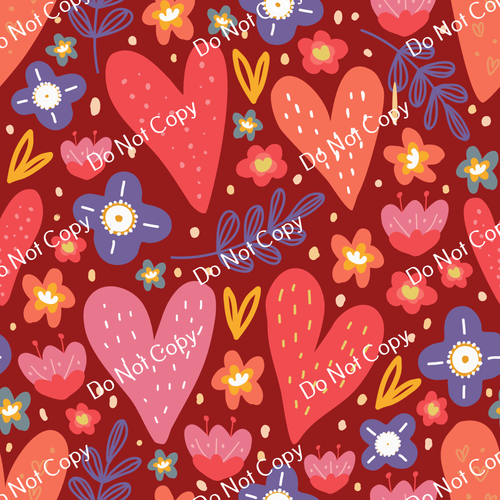 CDS Printed Pattern Vinyl | Valentine CUS 2.105