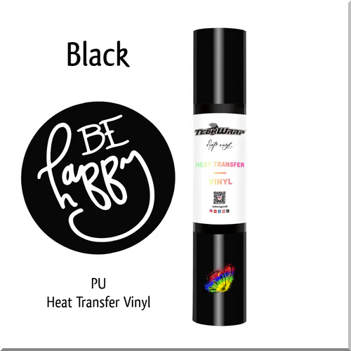 Teckwrap PU Heat Transfer Vinyl | Black