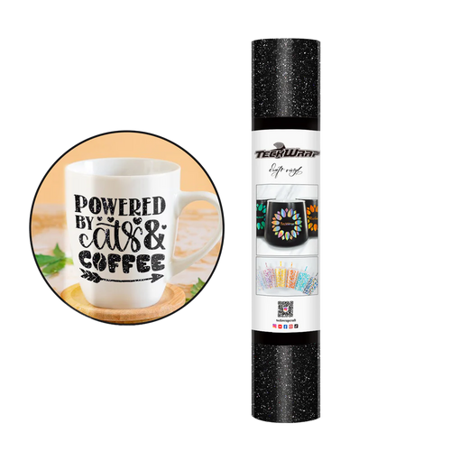 Teckwrap Burst Shimmer Adhesive Vinyl | Black