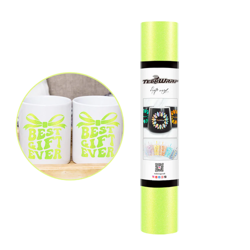 Teckwrap Shimmer Adhesive Vinyl | Gold Lime