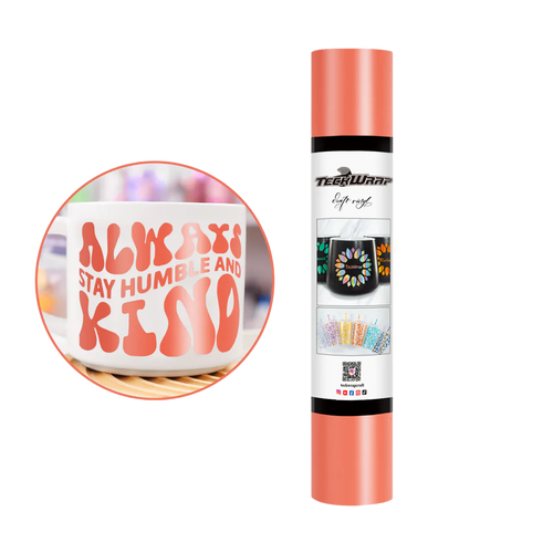 Teckwrap New Matte Adhesive Vinyl | Salmon