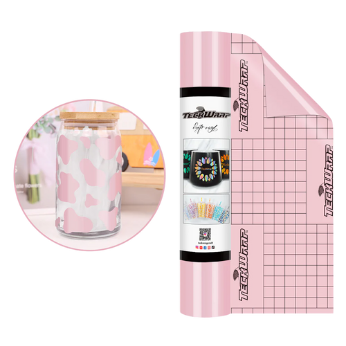 Teckwrap 001 Economical Craft Series | Glossy Millennial Pink