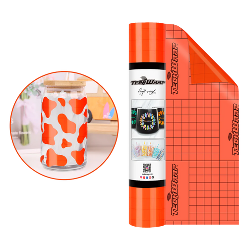 Teckwrap 001 Economical Craft Series | Glossy Neon Orange