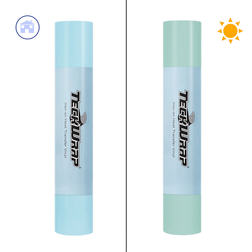 Teckwrap UV Color Changing HTV | Sky Blue To Misty Blue