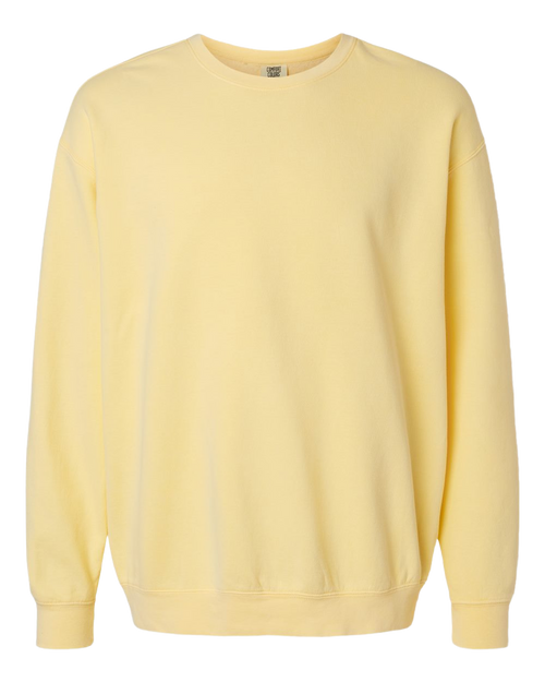 Comfort Colors 1466 Garment Dyed Lightweight Fleece Crewneck | Butter