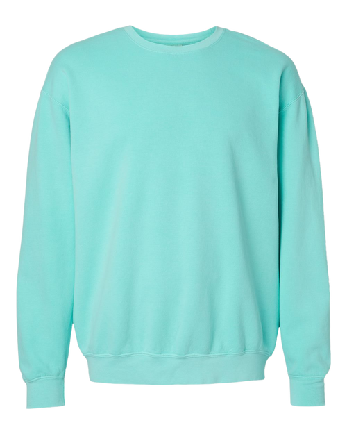 Comfort Colors 1466 Garment Dyed Lightweight Fleece Crewneck | Chalky Mint