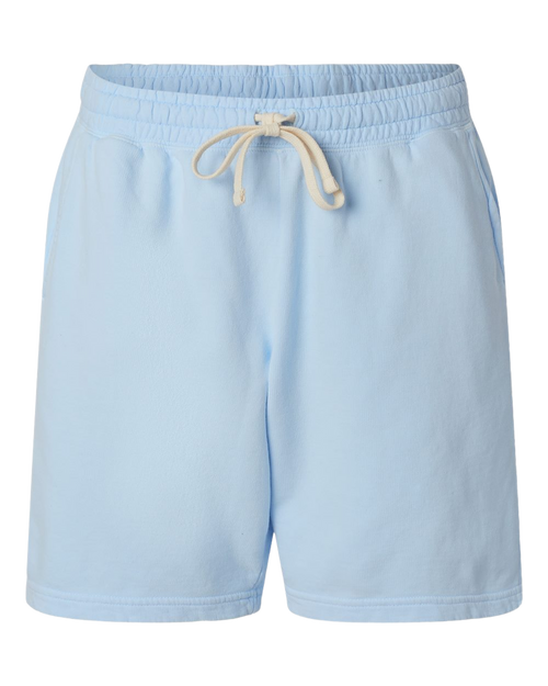 Comfort Colors 146 Garment Dyed Lightweight Fleece Shorts | Hydrangea