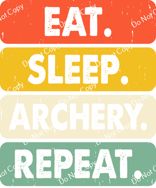 ColorSplash Ultra | Eat Sleep Archery Repeat CF 1