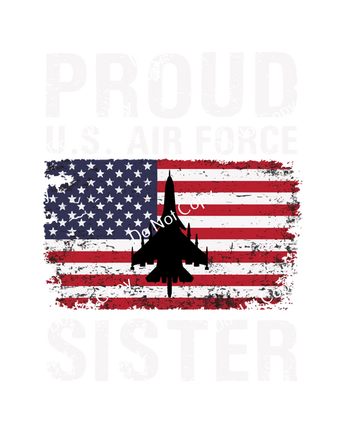 ColorSplash Ultra | Proud Air Force Sister CF 1
