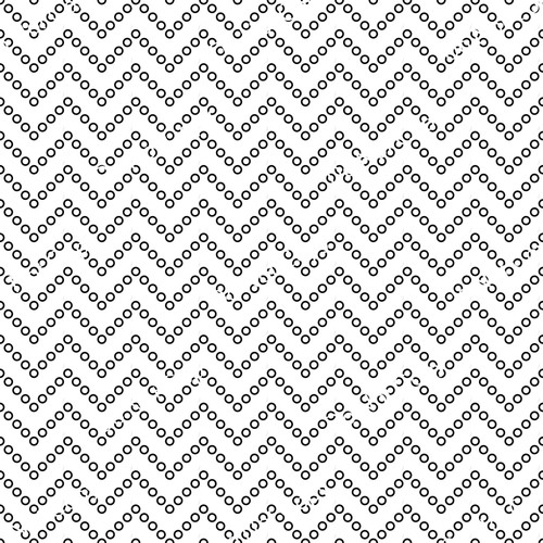 CDS Printed Pattern Vinyl | Black and White Chevron 20