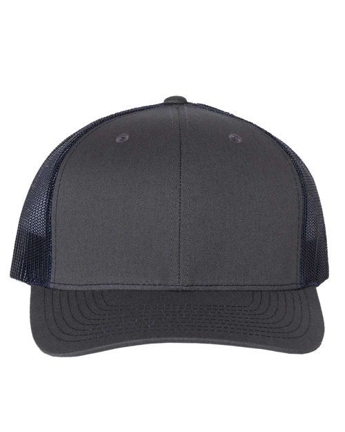 Richardson 112 Snapback Trucker Cap | Charcoal/Navy