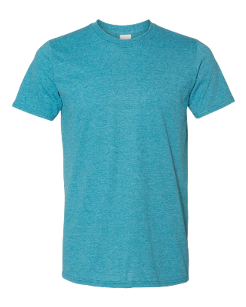 Gildan® SoftStyle® Unisex Tee | Heather Galapagos Blue