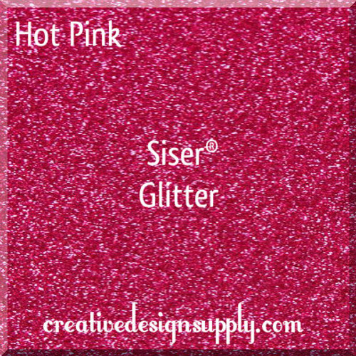 Siser Glitter HTV - 1 12x20 Hot Pink Siser Glitter HTV, Siser Glitter Heat  Transfer Vinyl, Hot Pink Glitter HTV, Pink Glitter HTV