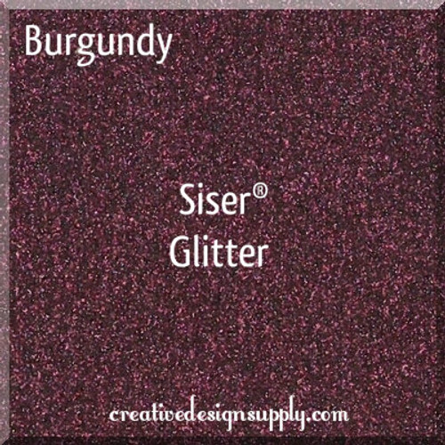 Burgundy Siser Glitter 20"