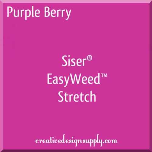 Siser® EasyWeed® Stretch Heat Transfer Vinyl Purple Berry