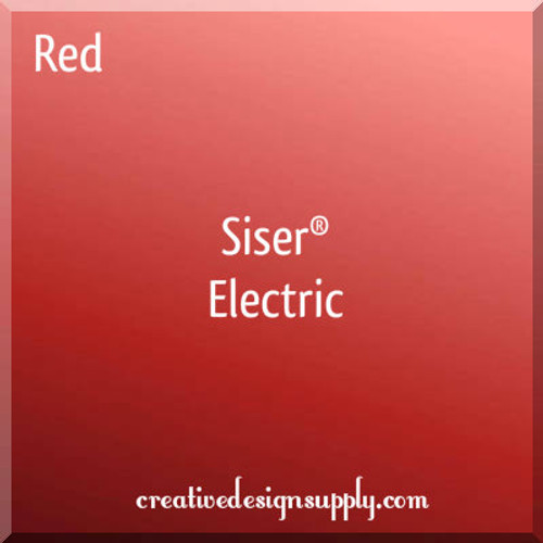 Siser® Electric Heat Transfer Vinyl | Red