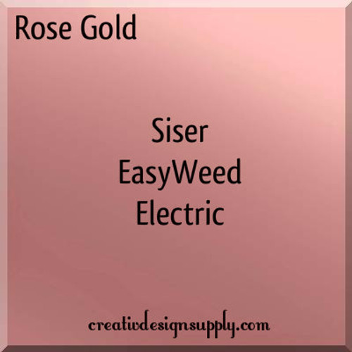Siser® Electric Heat Transfer Vinyl | Rose Gold