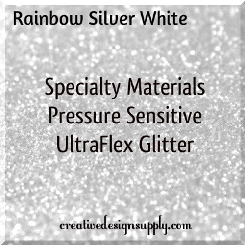 Pressure Sensitive GlitterFlex® Ultra | Rainbow Silver