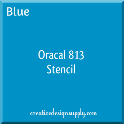 Oracal® 813 Stencil | Blue