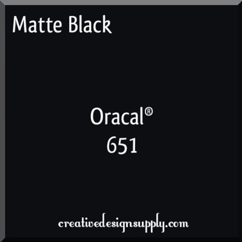 Oracal 651 | Matte Black
