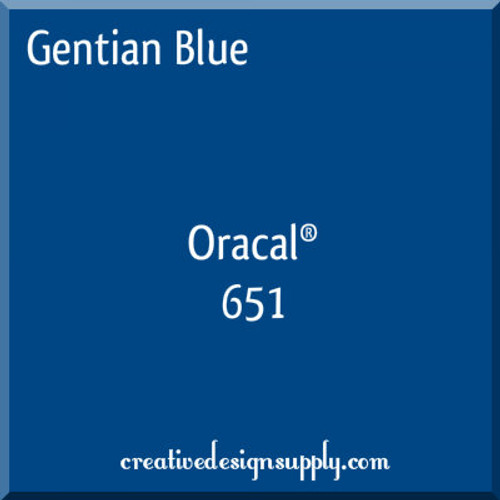 Oracal 651 | Gentian Blue