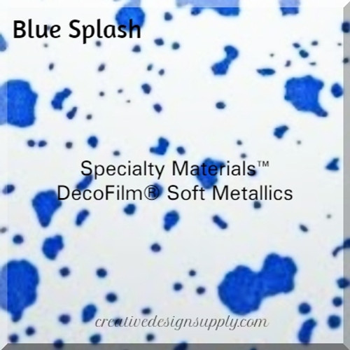 DecoFilm® Soft Metallics Blue Splash