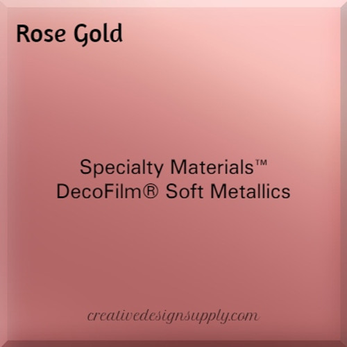 DecoFilm® Soft Metallics Rose Gold