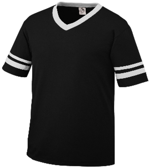 Augusta® Sportswear 360 Striped Black/White Jersey