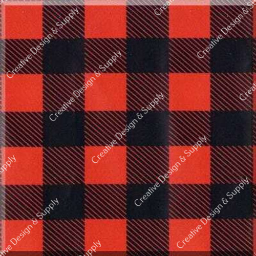 Buffalo Plaid Red ThermoFlex® Fashion Patterns Heat Transfer Vinyl