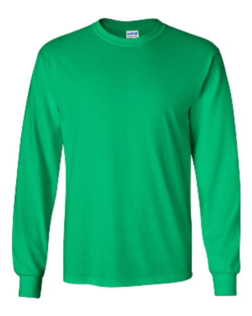 Gildan® Heavy Cotton Long Sleeve Tee | Irish Green