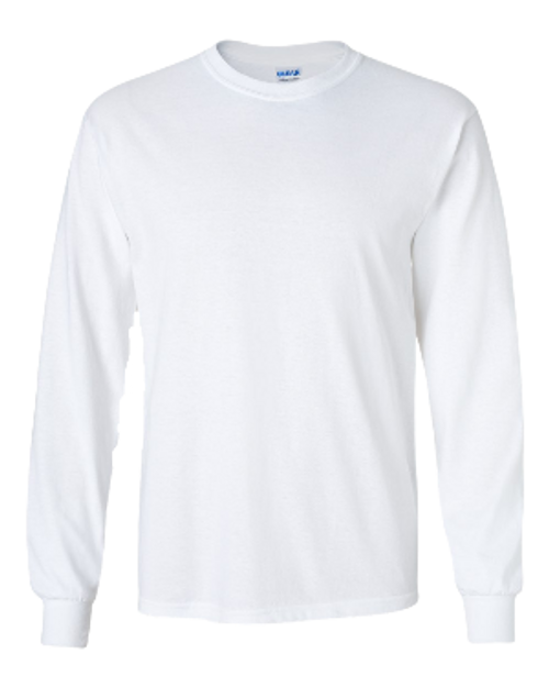 Gildan® Heavy Cotton Long Sleeve Tee | White