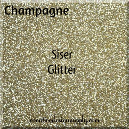 Siser® 12" Glitter Heat Transfer Vinyl | Champagne