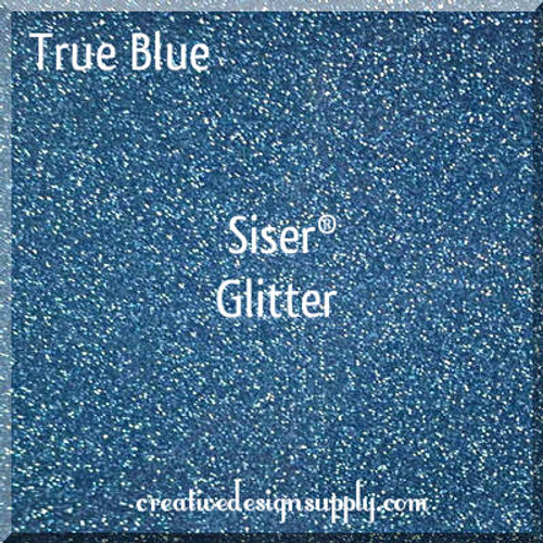 Siser® 12" Glitter Heat Transfer Vinyl | True Blue