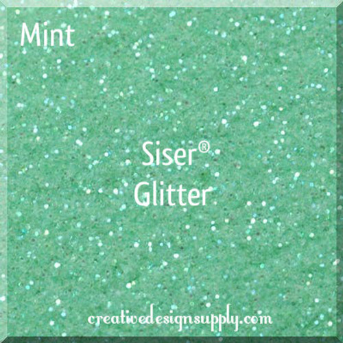 Siser® 12" Glitter Heat Transfer Vinyl | Mint