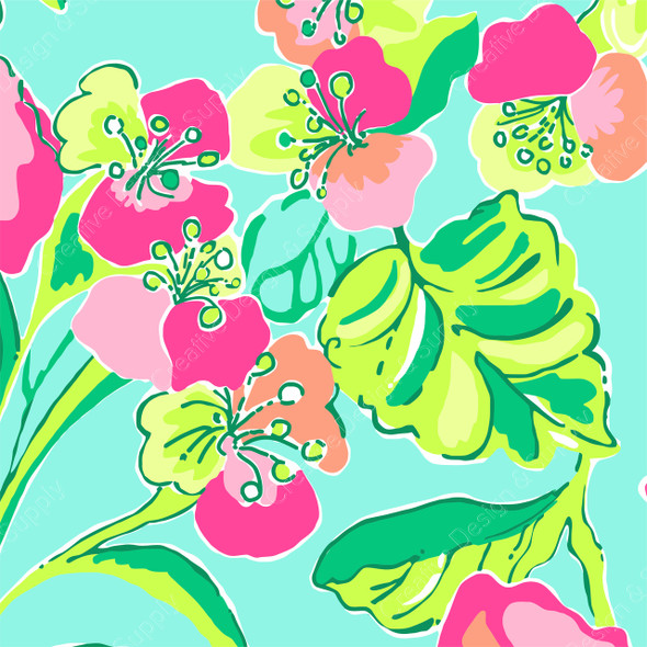 Lily Inspired Custom Vinyl Print #88