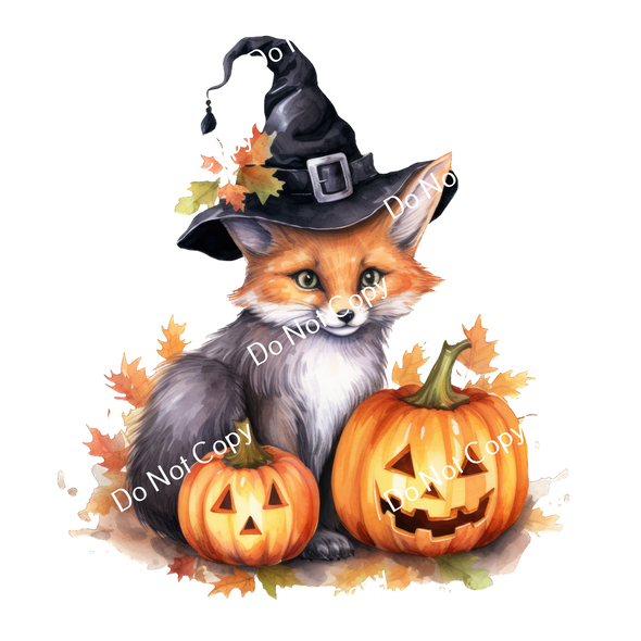 ColorSplash Ultra | Watercolor Halloween Animals 14