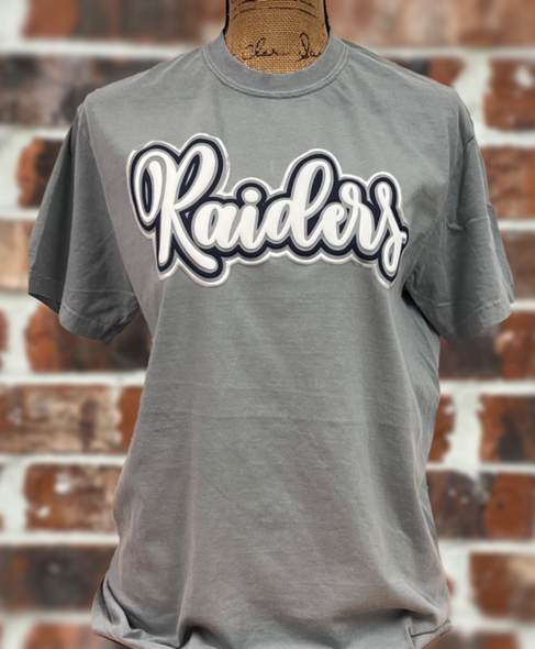 Huntington Raiders Grey Comfort Colors RTW Tee