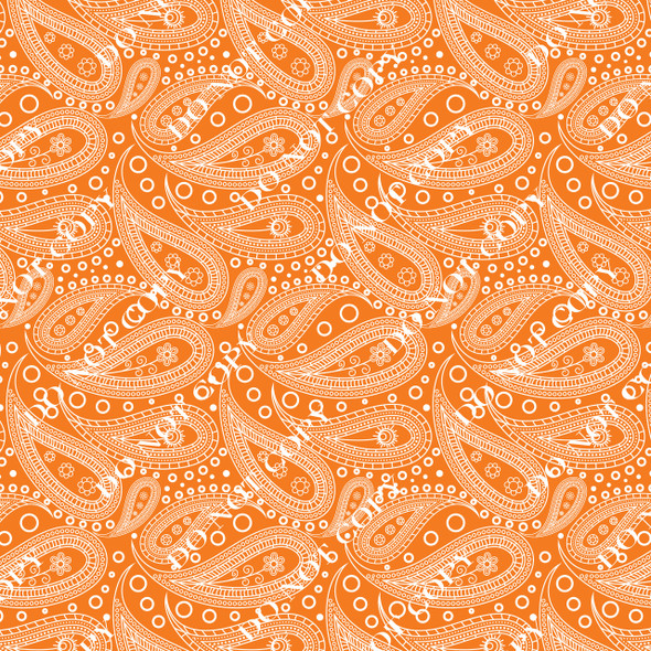 PTO Orange Paisley 10 - Creative Design & Supply L.L.C.