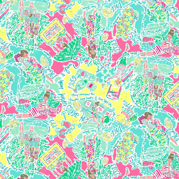Lily Inspired Custom Vinyl Print #18