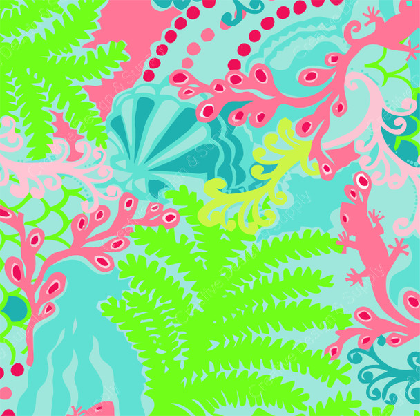 Lily Inspired Custom Vinyl Print #39