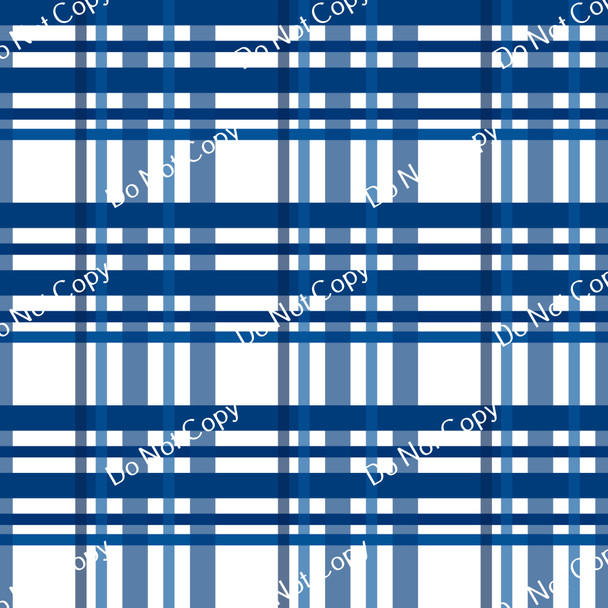 CDS Custom Printed Vinyl | Patriotic Plaid PP 6 CF