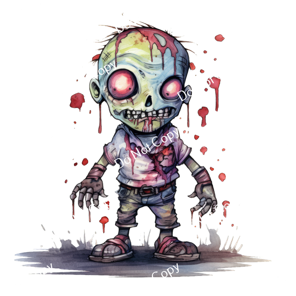ColorSplash Ultra | Watercolor Zombie 2