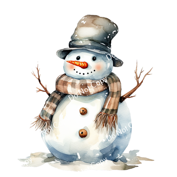 ColorSplash Ultra | Watercolor Snowman 20