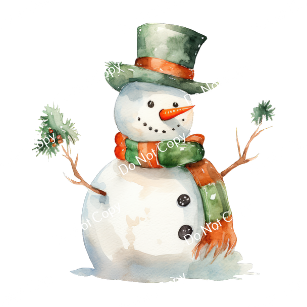 ColorSplash Ultra | Watercolor Snowman 19